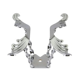 Lowrider Bike Butterflr 3D Wing Steering Wheel Chrome.