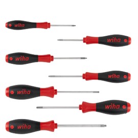 Wiha Schraubendreher Set SoftFinish® (01299) 7 tlg. I Schraubenzieher Satz für Alltag, Handwerk, Industrie I Schraubwerkzeug TORX
