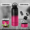 Sports Bottle with Fruit Container, 1 Litre (950 ml), Stainless