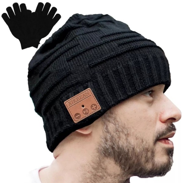 XIKEZAN Wireless Beanie Hat, Bluetooth Headphone with Mic. One Size