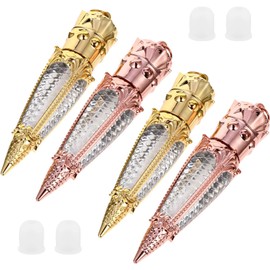 Tubo de Brillo Labial Vacío 10 Piezas 5ml Plástico Diseño Rábano Mini y Compacto, para DIY y Uso Diario, Fácil de Llevar Prueba de Fugas