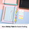 SUNEE Meeting Notebook for Work with Sticky Tabs - 160