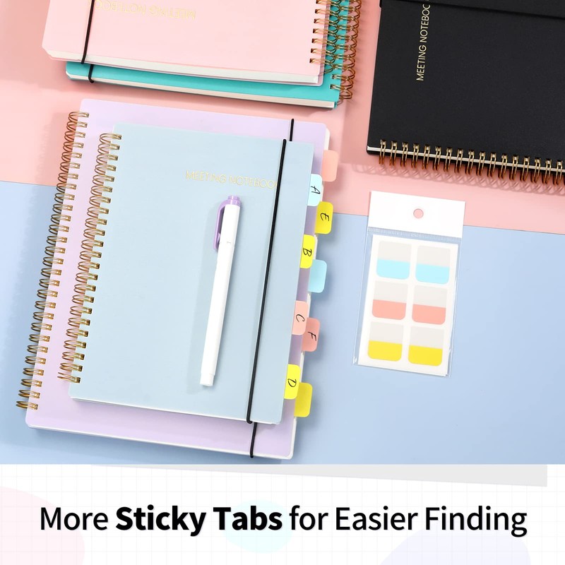 SUNEE Meeting Notebook for Work with Sticky Tabs - 160