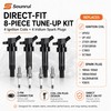 Set of 4 Ignition Coils and 4 Iridium Spark Plugs