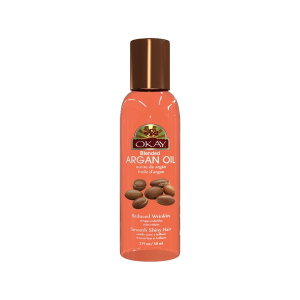 Okay | Argan Oil | For Hair and Skin | Restores Damaged Hair | Protects & Heals Skin | Paraben Free | 2 Ounce