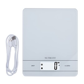 NUTRI FIT Digital Kitchen Scales, High-Precision Electronic Scales with Dough Scraper