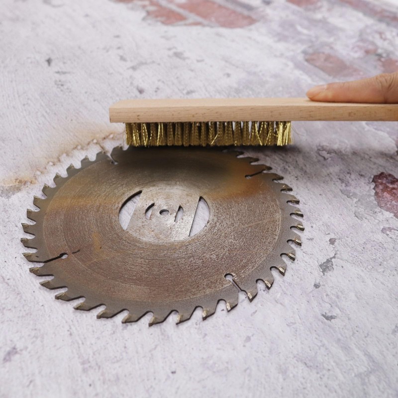 MAXMAN Brass Brush 3Pcs, Soft Brass 8 Rows 20 Bristles