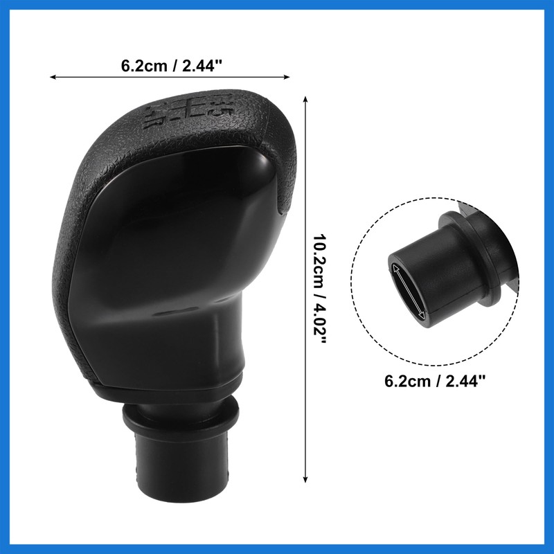 VekAuto 5 Speed Manual Gear Shift Knob Fit for Peugeot