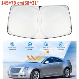 Neverland 58*31" Car Windshield Front Window Sun Shade Cover Visors UV Foldable Protect AA