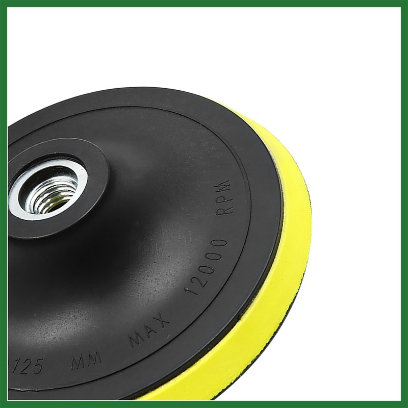 Motoforti 5 Inch M14x2.0 Pad Backing Plate Hook Loop Polisher