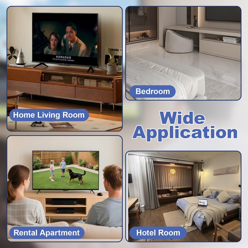 1 Pair TV Legs compatible with Hisense 39"–55" TV,with Full