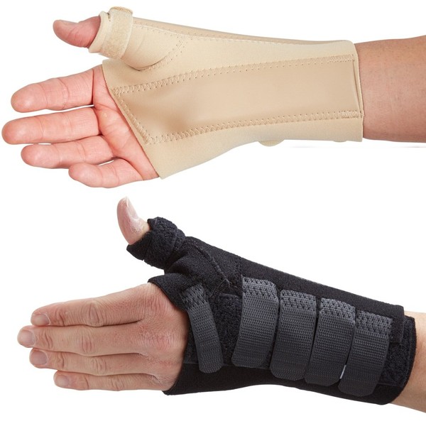 Actesso Wrist Thumb Support - Brace with Metal Splint -