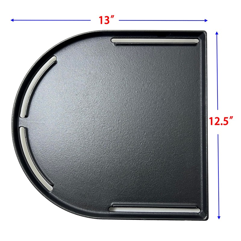 Direct Store DC125 Cast Iron Half Grill Griddle Replacement for