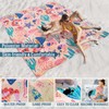 Famstar Beach Blanket Sandproof Waterproof 78''×110'' 1-7Adults Oversized,Compact Lightweight Durable
