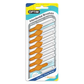 Stoddard Icon Optim Soft Interdental Brushes XXX Fine -2.0mm Orange - 8 Brush Pack by Stoddard