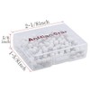 AnMiao Star 200 PCS 1/8 Inch Map Tacks (White)