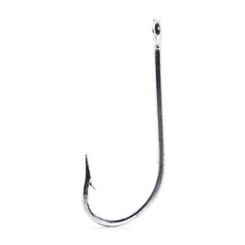 Mustad 3407SSD Classic O'Shaughnessy 2 Extra Strong Forged Duratin Hook (100-Pack), Size 1/0