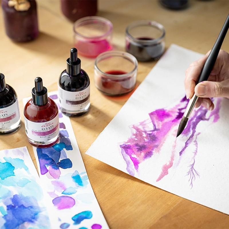 Elban hb16140 Watercolor Ink, Color Ink, Eclat, Dye, 1.7 fl