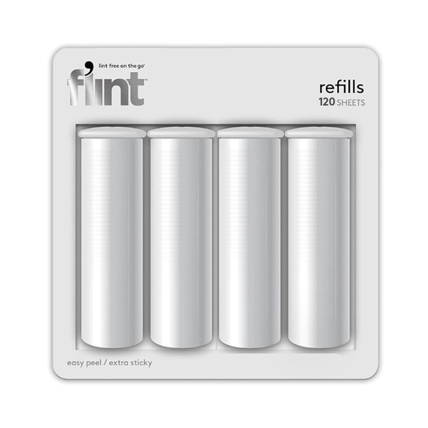 Flint Lint Roller Refill, Extra Sticky, Compatible with Flint Retractable