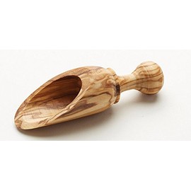 Olivewood Salt Scoop Olive wood - Approx. 9cm - Pack of 3