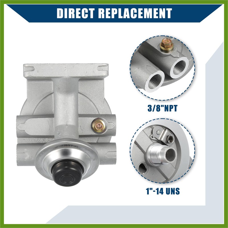 HOPESPANNER 3/8" NPT 1-14" Diesel Fuel Filter Mounting Base/Hand Priming