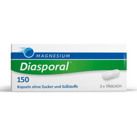 Magnesium Diasporal 150 Capsules: 150 mg Magnesium per Capsule, Against Tension Due to Magnesium Deficiency, 100 Capsules
