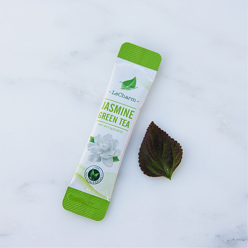 Jasmine Green Instant Tea on the Go LeCharm 100% Natural