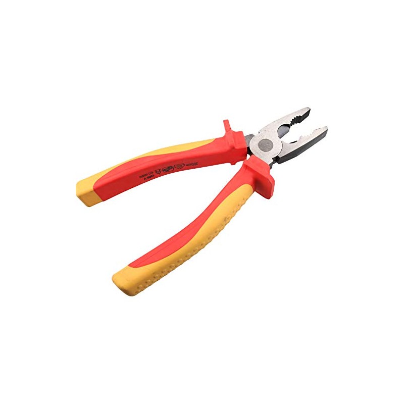 8" VDE Soft Grip Combination Combo Pliers Insulated Electrical Electricians