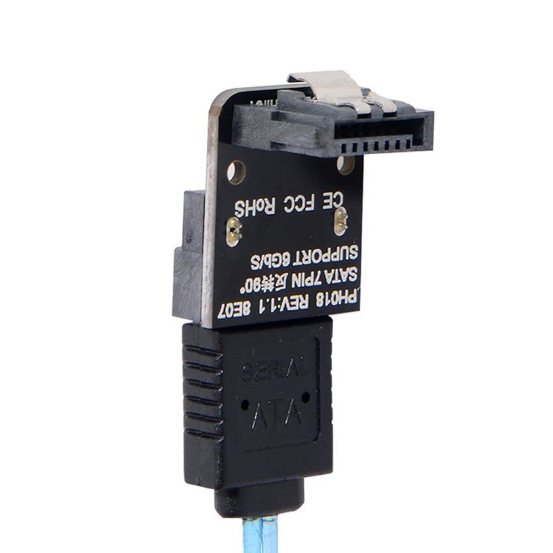 chenyang SATA 7Pin Female to 7pin Male 90 Degree Angled