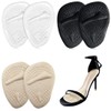 3 Pairs of Forefoot Pads Gel, Reusable Gel Insert, High