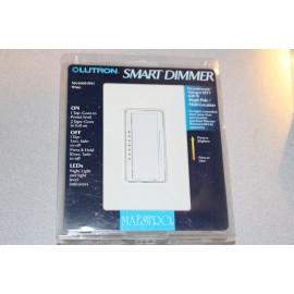 Lutron Maestro 600W Single Pole/Multi-Location Dimmer MA-600-WH NEW
