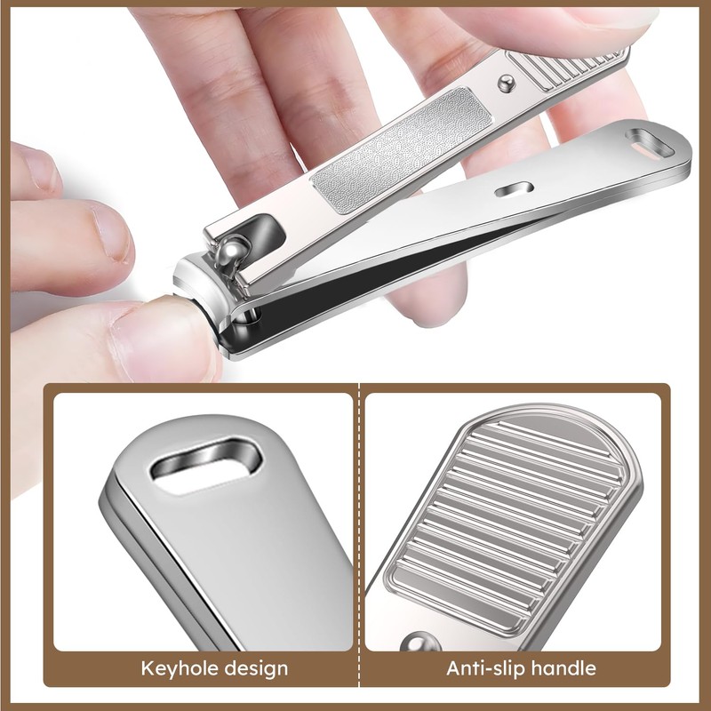 Upgrade Big Long Handled Toenail Clippers for Thick Nails for