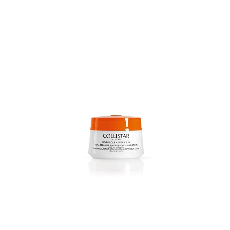 Collistar Moisturising Regenerating After Sun Cream, Ideal for Dry and