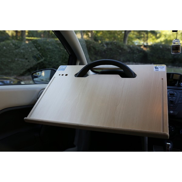 Wheeldesk Contractor Size (23 1/2" x 16 1/2") C-Desk Works Best in Larger Vehicles - Very Big Writing Surface - Mobile Office - Steering Wheel Laptop Table - Automobile Desk - Multipurpose Workstation