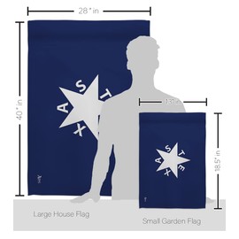 Zavala De Lorenzo Texas Garden House Flag - Kit Patriotic Historic July Memorial Veteran Independence United State American - Decoration Banner Small Yard Gift Double-Sided Made in USA 28 X 40