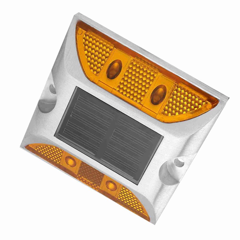 Casting Aluminum Road Stud Light Outdoor Solar Powered Lamp for