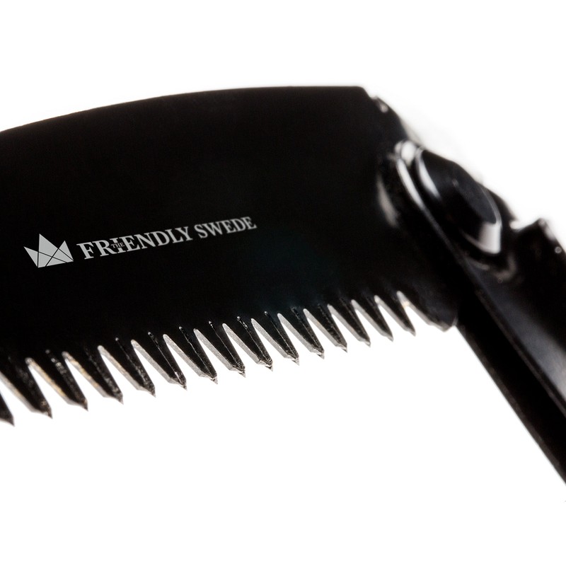 The Friendly Swede Folding Saw For Hiking, Camping and Gardening,