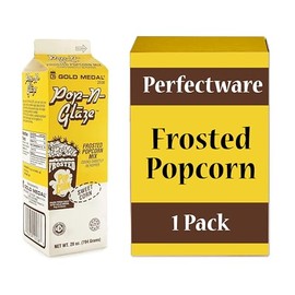 Perfectware Sweet Corn Glaze Pop Frosted Popcorn Mix. 28 Oz Pack - Pop n Glaze- 1CT