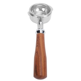 58mm Bottomless Portafilter Replacement Stainless Steel Handle Oblique Ear Filter for NOWWA Coffee Machine Type E Red Acid Branch