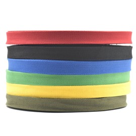 10 yards Cotton Woven Webbing 1" 25mm Ribbon Buckles Bag Strap Handbag Belt 6 Color