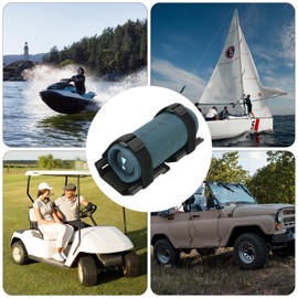 TXEsign Portable Speaker Mount for Jet Ski/Snowmobile/Boat/Sea-Doo, Speaker Bracket Metal Mount Holder for JBL Charge 4/JBL Charge 5/Flip 5/Flip 6/UE Boom 3/Wingman View Golf