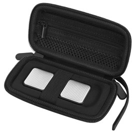 Hassoft Heart Rate Monitor Case Compatible with, KardiaMobile 1/6-Lead Personal EKG Monitor, Hard Travel Carrying Case, Home Storage Box (Pill Box and Carabiner Clip are Included)