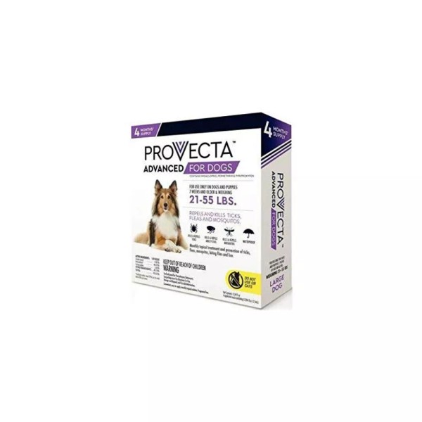 Provecta Advanced Flea & Tick Treatment for Large Dogs 21-55lbs
