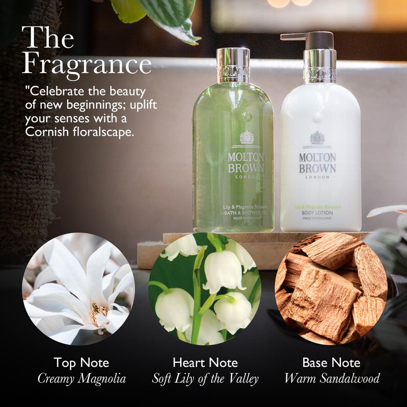 Molton Brown Lily & Magnolia Blossom Bath and Shower Gel
