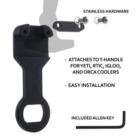 Big Foot Cooler Bottle Opener – Rip N’ Sip’s Rugged Opener for YETI, RTIC & More | Awesome Gift for Outdoor Lovers & Hunters