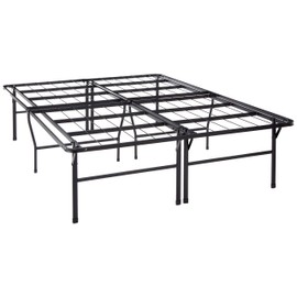 Best Price Mattress 18 Inch Metal Platform Beds w/Heavy Duty Steel Slat Mattress Foundation (No Box Spring Needed)
