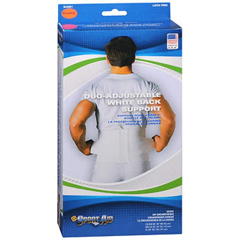 Sport-Aid Back Belt DUROFOAM SPORTAID White X-Large 3251