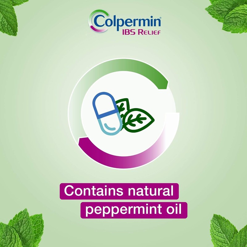 Colpermin IBS Relief - Peppermint Oil Capsules for Irritable Bowel