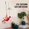 Climbing Man Wall Art 676685026873 Red