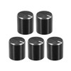 sourcing map 5 x Aluminium Volume Control Potentiometer Knurled Shaft